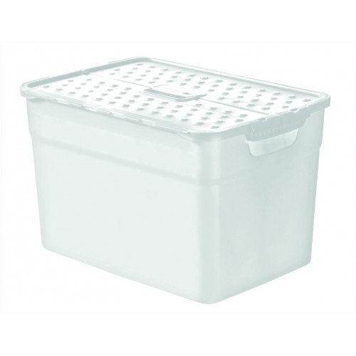 CURVER Box úložný PIXXEL, 34, 7 x 21, 3 x 23, 5 cm, 12l, transparent, 03564-001