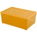 VÝPRODEJ CURVER Úložný box Textile, 59,6 x 39,4 x 23 cm, 45 l, transparentní oranžová, 03008-250 BEZ VÍKA