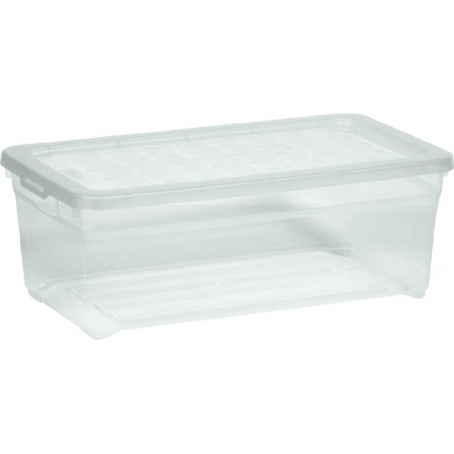 CURVER box úložný, 34,3 x 19,5 x 12,5 cm, 5,7 l, transparentní, 03003-001