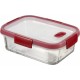 CURVER SMART COOK 0,9L dóza 20 x 15 x 7 cm transparentní/červená 00114-472