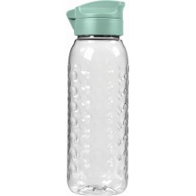 CURVER DOTS 0,45L Láhev na pití 20 x 6,4 cm transparentní/světle zelená 00280-Q19