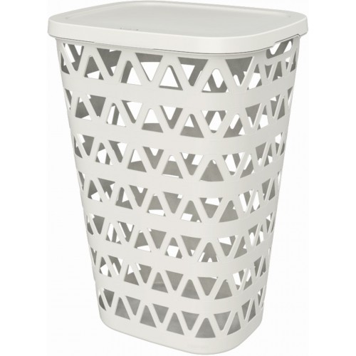CURVER OCEANA 55L Koš na špinavé prádlo 42,6 x 34,5 x 60,1 cm, béžová 00520-885
