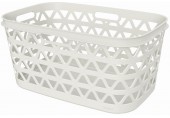 CURVER OCEANA 45L Koš na čisté prádlo 57,1 x 37,1 x 27,1 cm, béžová 00521-885