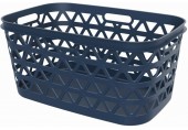 CURVER OCEANA 45L Koš na čisté prádlo 57,1 x 37,1 x 27,1 cm, modrá 00521-Z99