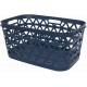 CURVER OCEANA 45L Koš na čisté prádlo 57,1 x 37,1 x 27,1 cm, modrá 00521-Z99