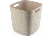 CURVER SOFTEX 15L Košík kostka 27,9 x 27,9 x 26,9 cm, béžový 00573-Z67