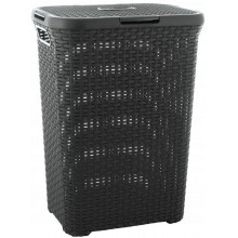CURVER STYLE 60L Koš na špinavé prádlo 44,8 x 61,5 x 34,1 cm, tmavě šedý 00707-308