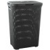 CURVER STYLE 60L Koš na špinavé prádlo 44,8 x 61,5 x 34,1 cm, tmavě šedý 00707-308