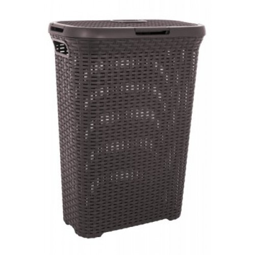 CURVER Koš na špinavé prádlo RATTAN 40 l mocha, 00709-261 CURVER Koš na špinavé prádlo RATTAN 40 l mocha, 00709-261