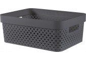 CURVER PURE 11L Úložný box 35,6 x 26,6 x 13,6 cm, šedá 01421-G43
