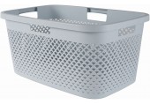 CURVER PURE 47L Koš na čisté prádlo 60 x 40 x 28 cm, modrá 01917-126