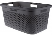 CURVER PURE 47L Koš na čisté prádlo 60 x 40 x 28 cm, šedá 01917-G43