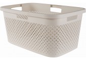 CURVER PURE 47L Koš na čisté prádlo 60 x 40 x 28 cm, béžová 01917-X64
