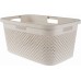 CURVER PURE 47L Koš na čisté prádlo 60 x 40 x 28 cm, béžová 01917-X64