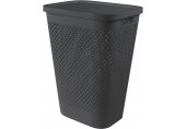 CURVER PURE 55L Koš na špinavé prádlo 43 x 35 x 58 cm, šedá 01918-G43