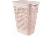 CURVER PURE 55L Koš na špinavé prádlo 43 x 35 x 58 cm, růžová 01918-Q70
