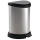 CURVER DECO BIN 15L Odpadkový koš 30,3 x 26,8 x 44,8 cm stříbrný 02120-582