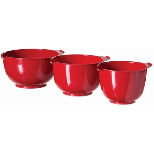 CURVER Set 3 šlehacích mís, červená 03411-416 CURVER Set 3 šlehacích mís, červená 03411-416