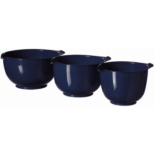 CURVER Set 3 šlehacích mís, tmavě modrá 03411-X19 CURVER Set 3 šlehacích mís, tmavě modrá 03411-X19