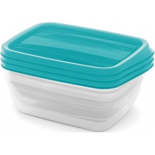 CURVER VEDO Set 3x1L dózy, 20x14x6cm, světle modrá 03505-051