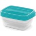 CURVER VEDO Set 3x1L dózy, 20x14x6cm, světle modrá 03505-051