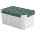 CURVER DECO STOCKHOLM S box úložný 29,5 x 19,5 x 13,5 cm zelené lístky 04710-Y89