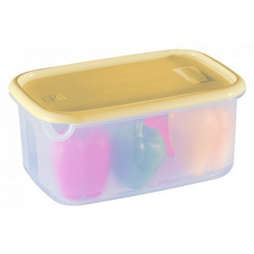 CURVER Dóza na potraviny, 28.5 x 19 x 13, 4,4 l, transparentní žlutá, 15537-205