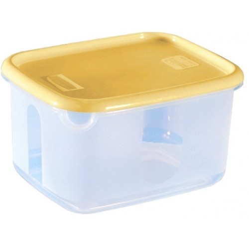 CURVER Dóza obdélník 3,2L transparentní/žlutá CURVER Dóza obdélník 3,2L transparentní/žlutá