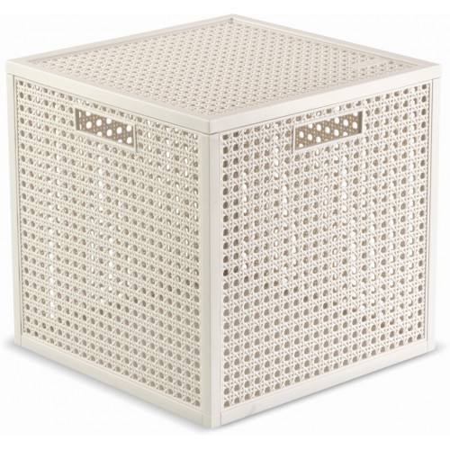CURVER KAYA 19L Úložný box kostka, 28 x 28 x 28 cm, béžová 17213764 CURVER KAYA 19L Úložný box kostka, 28 x 28 x 28 cm, béžová 17213764