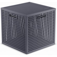 CURVER KAYA 19L Úložný box kostka, 28 x 28 x 28 cm, modrošedá 17213764