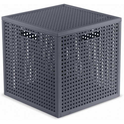 CURVER KAYA 19L Úložný box kostka, 28 x 28 x 28 cm, modrošedá 17213764