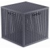 CURVER KAYA 19L Úložný box kostka, 28 x 28 x 28 cm, modrošedá 17213764