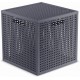 CURVER KAYA 19L Úložný box kostka, 28 x 28 x 28 cm, modrošedá 17213764