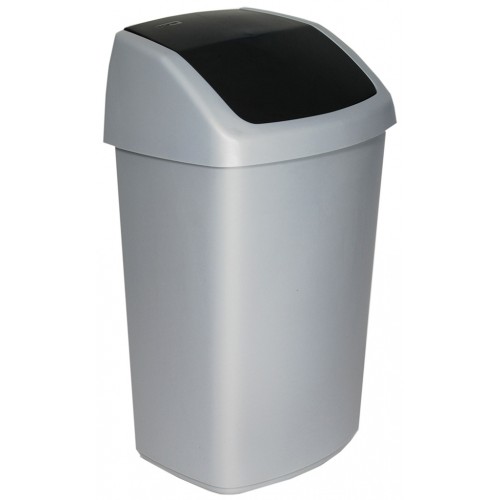 CURVER SWING BIN 50L Odpadkový koš 40,6 x 34 x 66,8 cm šedý 03987-373