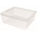 CURVER TEXTILE 10L Úložný box 34,2 x 29,7 x 12,5 cm transparentní 03007-001