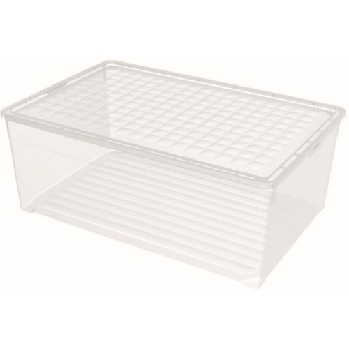 CURVER TEXTILE 45L Úložný box 59,6 x 39,4 x 23 cm transparentní 03008-001