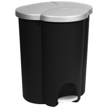 CURVER TRIO PEDAL BIN 40L Odpadkový koš 47,8 x 39,4 x 59,2 cm černý 03942-26