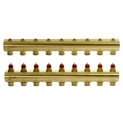 Danfoss FHF-9 souprava sběrač + rozdělovač se 9 vývody 3/4" AG 088U0509