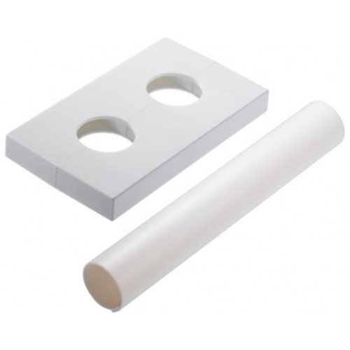 Danfoss Rozeta + 1 kryt na potrubí pro VHX bílá 013G3128