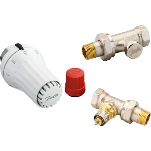 Danfoss Set - termostatická hlavice RAE 5054, přímé šroubení RLV-S a ventil RA-N 013G5174 Danfoss Set - termostatická hlavice RAE 5054, přímé šroubení RLV-S a ventil RA-N 013G5174