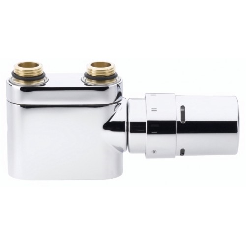 Danfoss sada designového radiátorového ventilu přímá VHX-D s hlavicí RTX chrom 013G4376