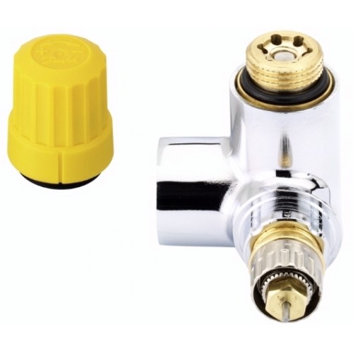 Danfoss RA-URX ventilové těleso chrom, připojení 2x R1/2" 013G4030