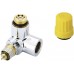Danfoss RA-URX vedntilové těleso pro montáž vlevo, chrom 013G4031