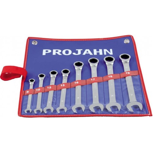 PROJAHN GearTech sada klíčů "Klasik" 8 dílů v rolovací tašce 3499