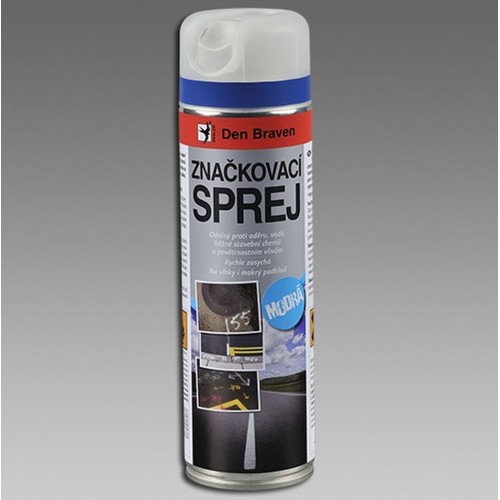 DEN BRAVEN Značkovací sprej 500 ml, modrá TP00003 DEN BRAVEN Značkovací sprej 500 ml, modrá TP00003