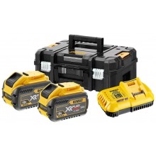 DeWALT DCB118Y2T Sada XR FlexVolt 54V nabíječka DCB118 + 54V 2x12,0Ah, kufr Tstak