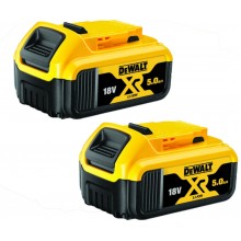 DeWALT DCB184P2 Akumulátor (18V/2x5,0Ah) XR Li-Ion 2x akumulátor DCB184