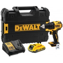 DeWALT DCD708D1T Aku kompaktní vrtačka/šroubovák XR (65Nm/18V/1x2,0Ah) kufr Tstak