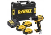DeWALT DCD708P3T Aku Bezuhlíková vrtačka (65Nm/18V/3x5Ah) kufr Tstak