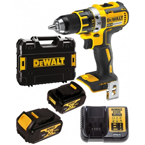 DeWALT DCD790M2 Aku vrtací šroubovák (60Nm/18V/2x4,0Ah) kufr Tstak